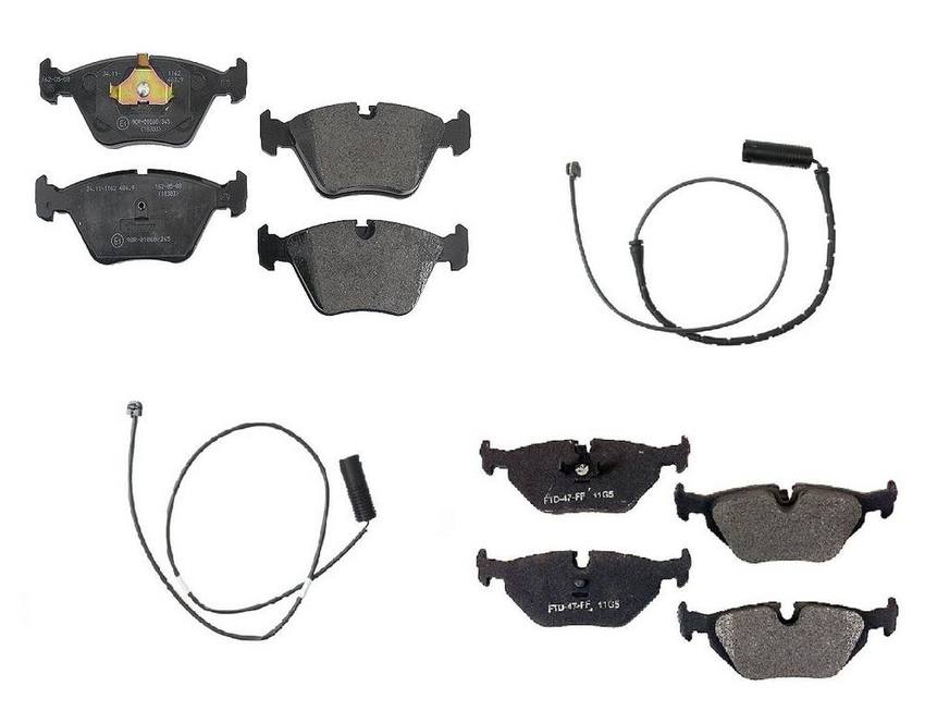 BMW Disc Brakes Kit - Pads Front and Rear